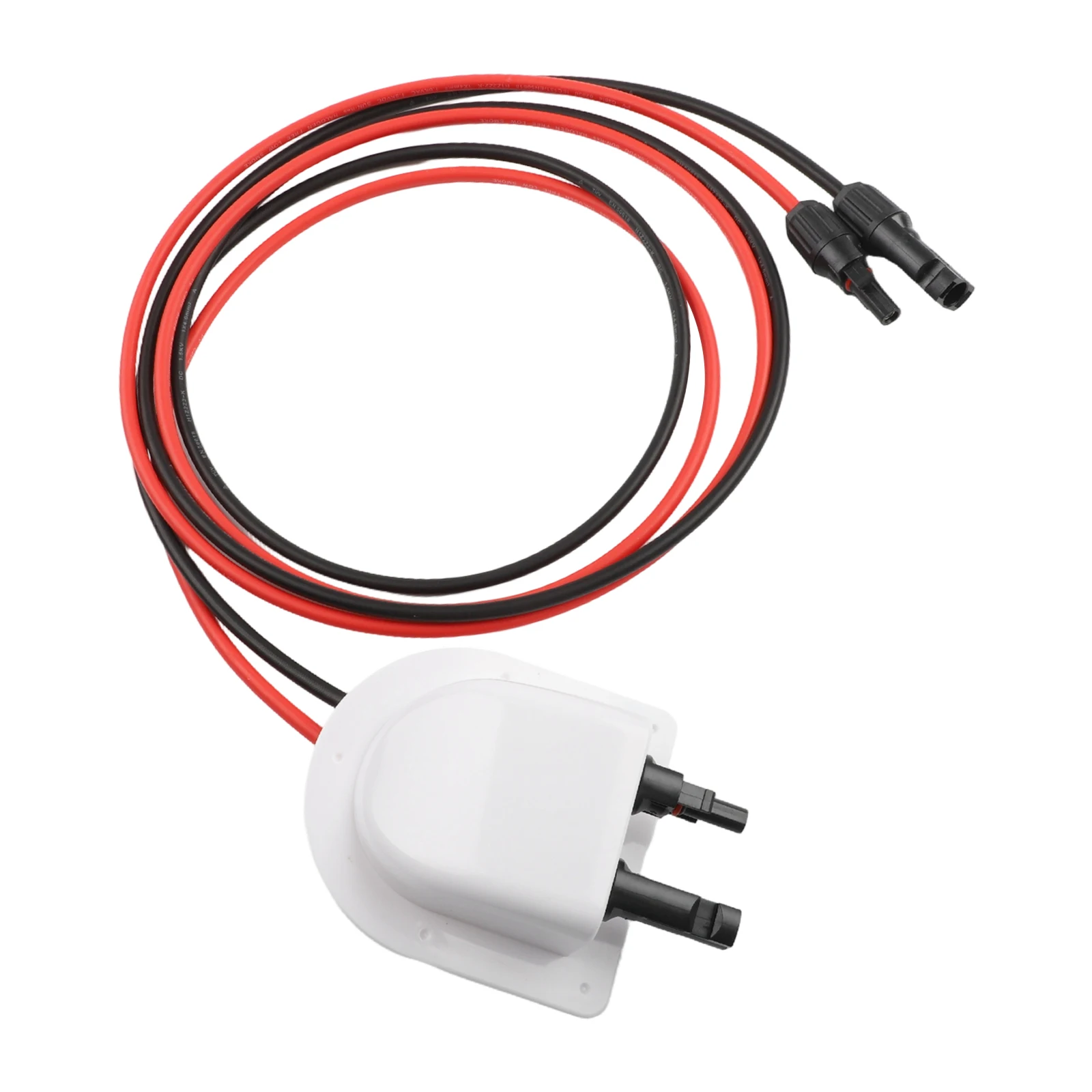 

Cable Management Solutions WHITE RED BLACK Solar Cable Connector Adapter Pre-assembled With Wire Stainless Steel Screws