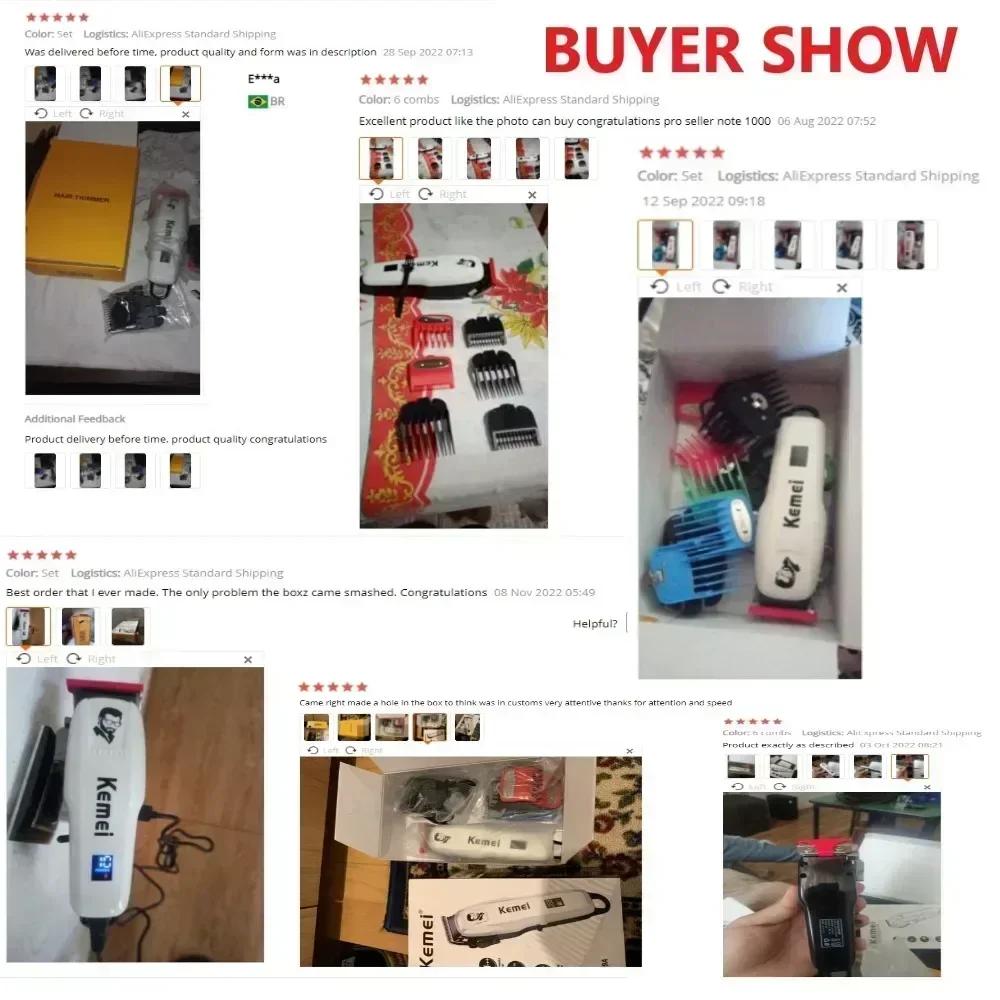 Kemei PG809A Hair Clipper for Men Grooming Kit Professional Electric Beard Hair Trimmer Body Edge Outline Detail Haircut Machine