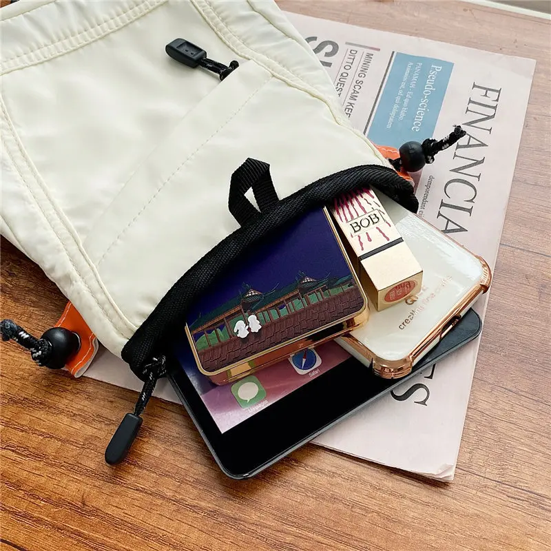 New Fashion Mini Waterproof Travel Bag Small Square Shoulder Bag Men Women Handbag Messenger Bag Unisex Crossbody Bag