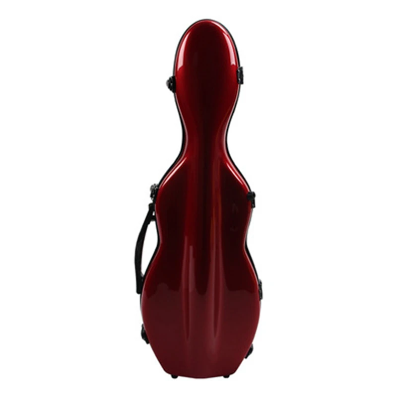 

wine red violin case Fiberglass FRP 4/4 violin box bag stoving varnish Waterproof shockproof Portable Backpack Fashion color