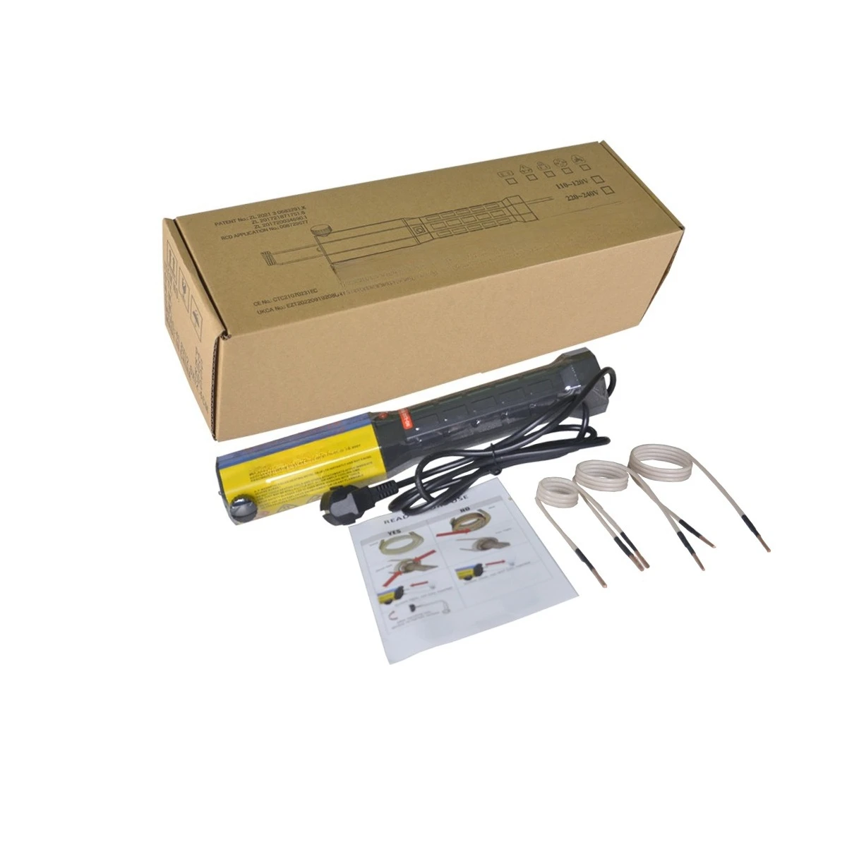 Manufacturer produces handheld nut heater, a variety of induction coils, portable rust nut remover