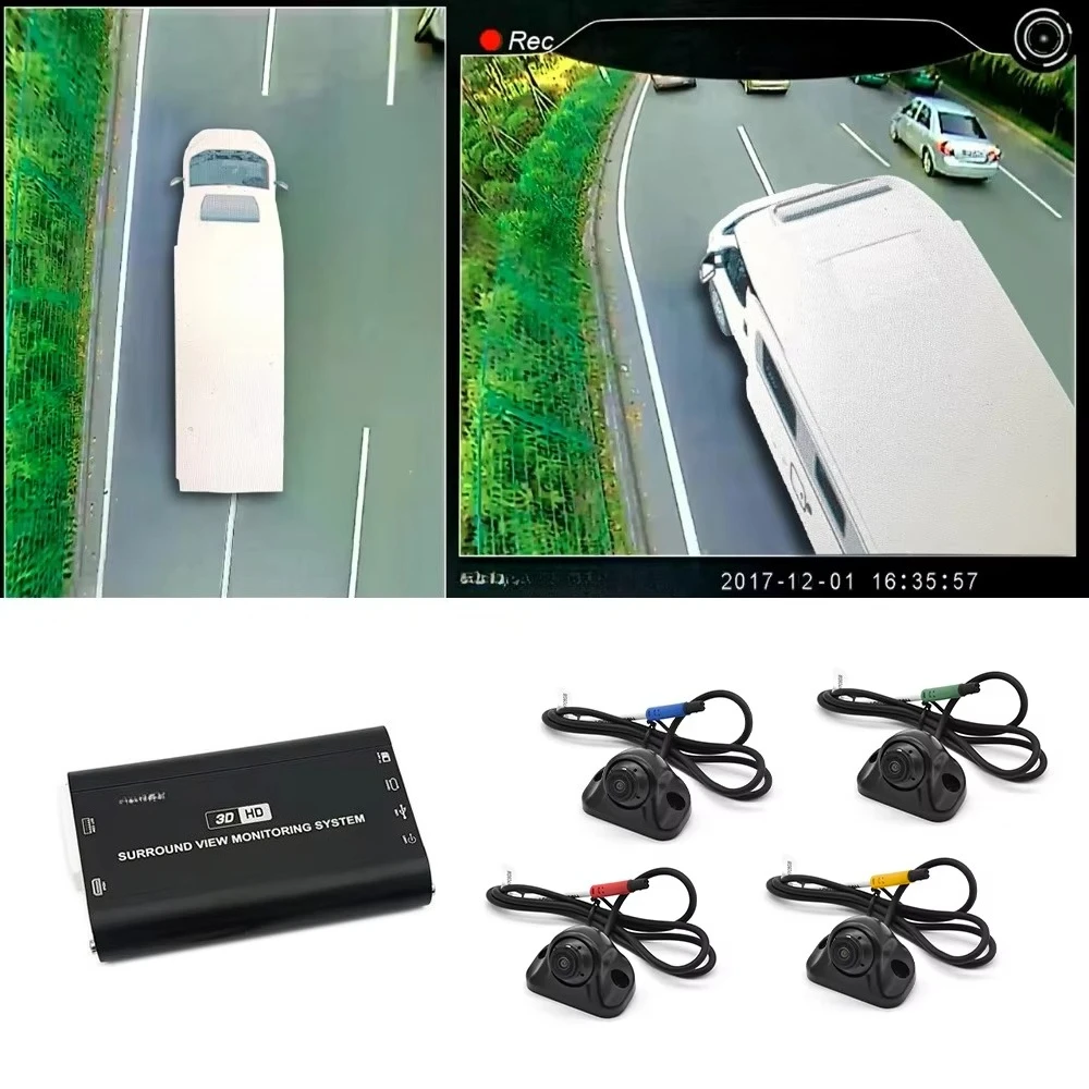 3D 360 Degree System 360 Panorama  Backup  Security System for Bus/Truck/Caravan/Camper Van