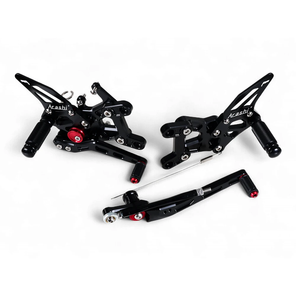 دراجة نارية CNC قابل للتعديل الخلفية مجموعة Rearsets مسند القدمين مسند القدم لهوندا CBR1000RR-R-SP 2021-2025 #4