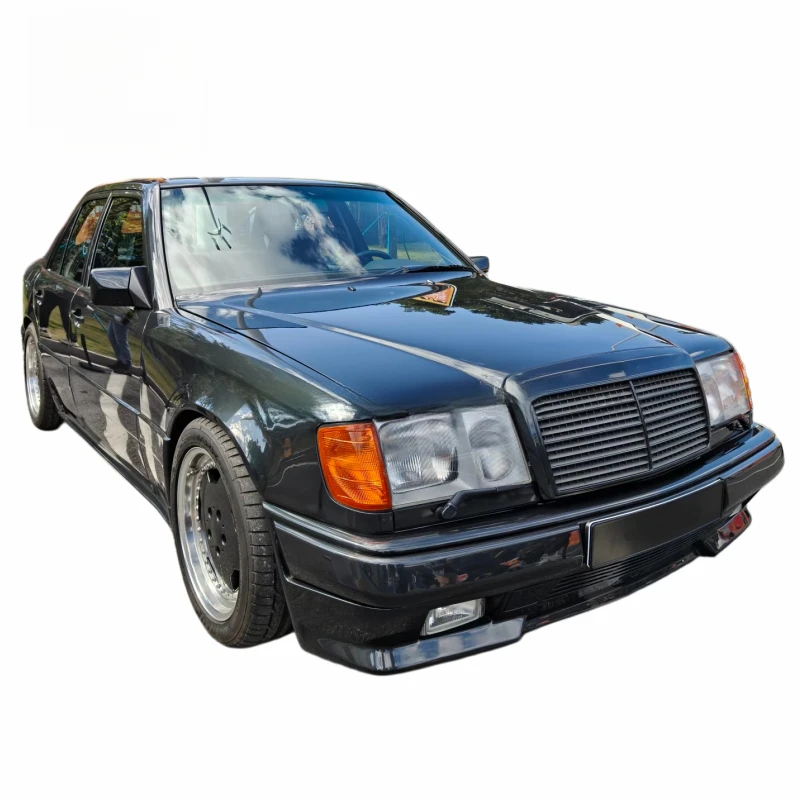 High Quality FRP Fiber Glass Body Kit Front Rear Bumpers Side Skirts Upgrade Fit For E Class W124