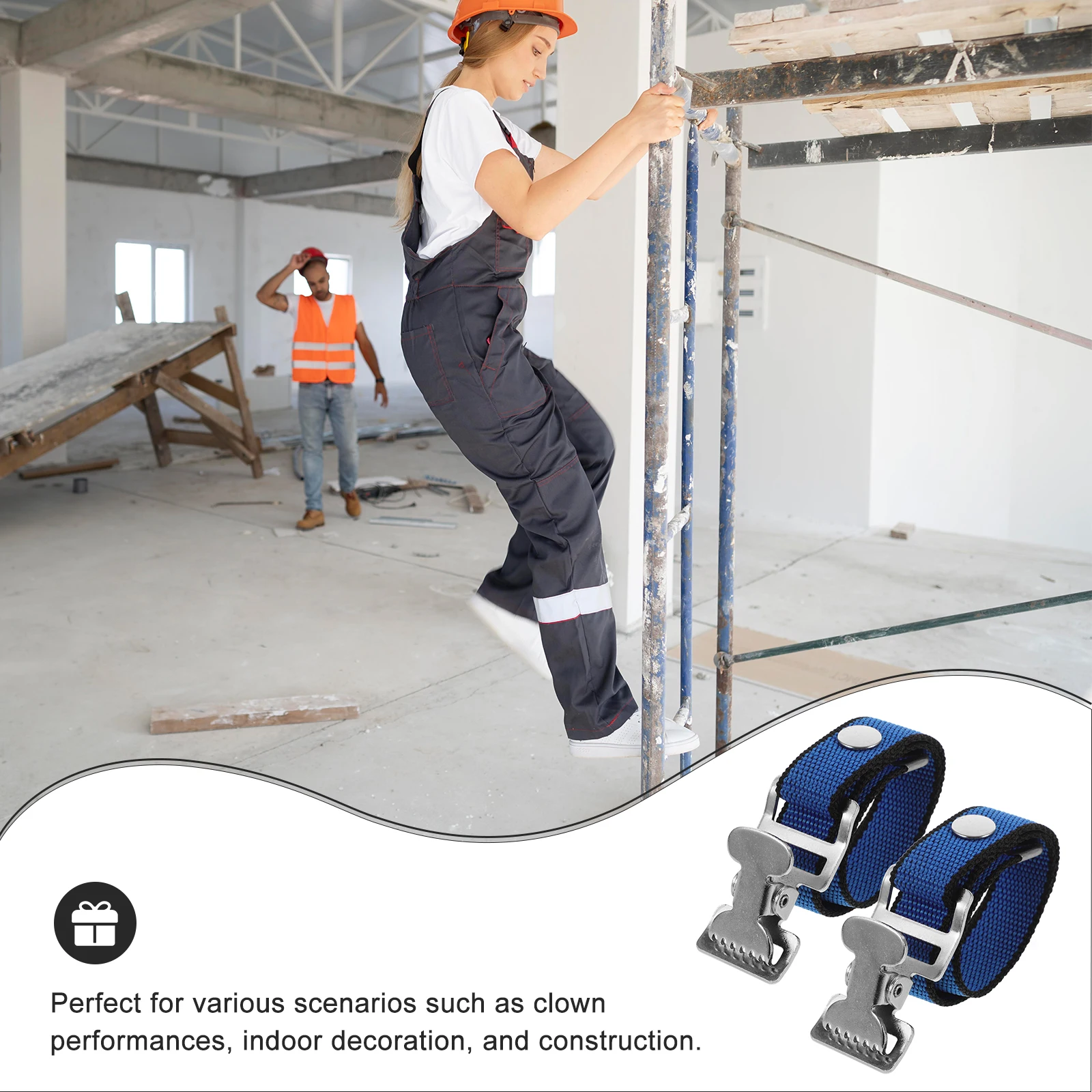 1 مجموعة دريوال طوالة الأشرطة عدة قابل للتعديل الساق العصابات القدم لاستبدال البناء المحمولة استخدام دريوال ركائز القدم الأشرطة #1