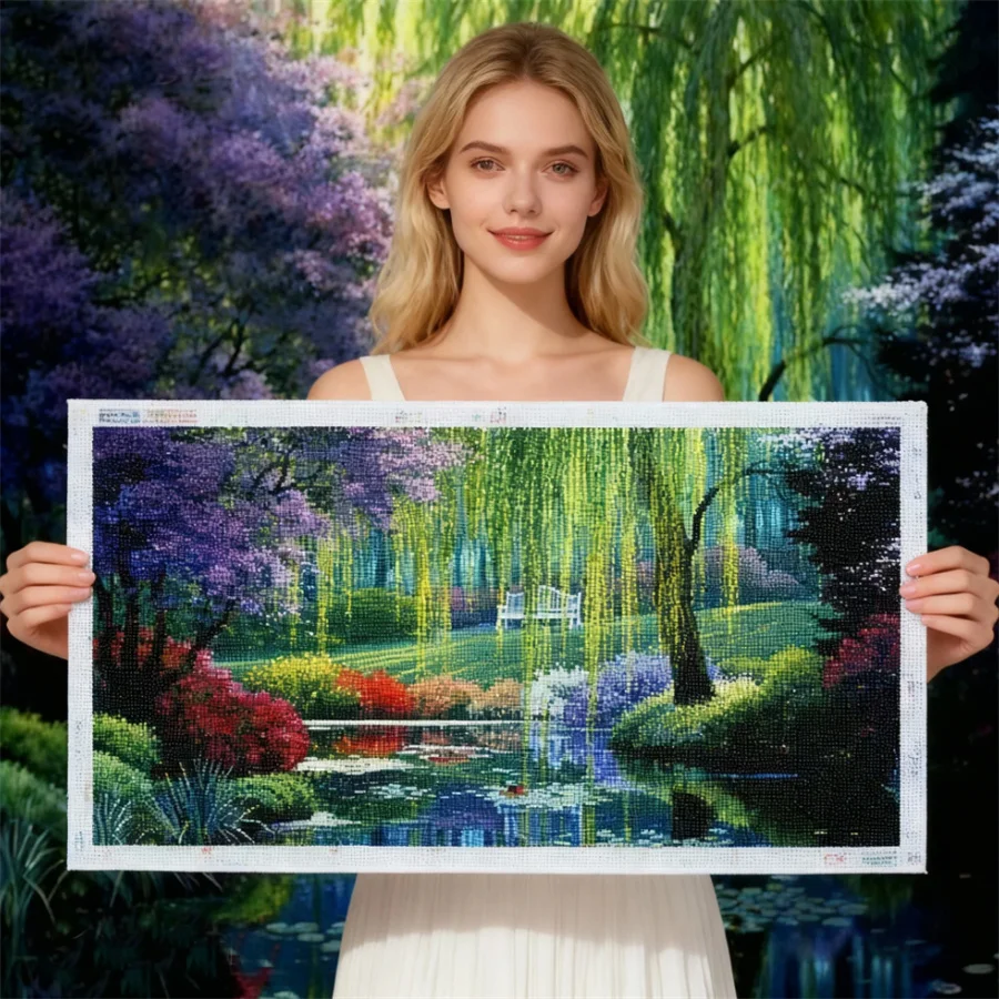 

Forest Landscape 2026New style printed Canvas DIY cross stitch kits sets arts Craft Embroidery Needlework Sewing thread painting