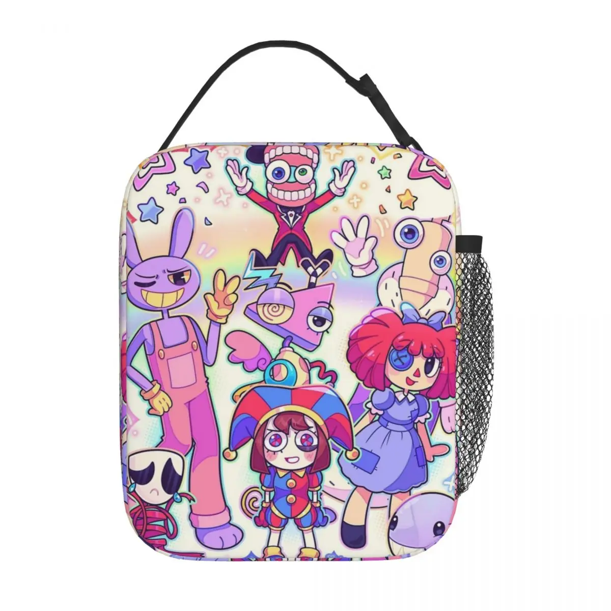 

The Amazing Digital Circus Tv Series Insulated Lunch Bag Cooler Bag Meal Container High Capacity Lunch Box Tote Food Storage Bag