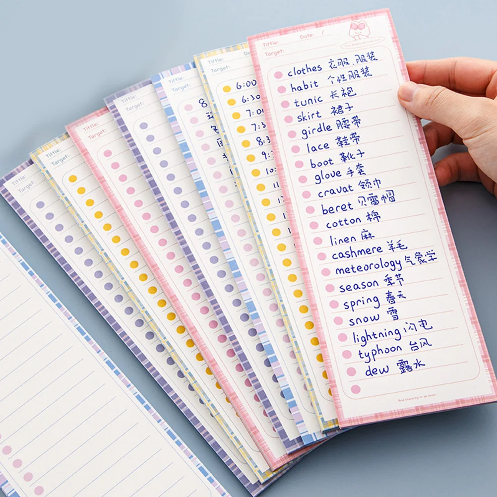 

4Pcs Memo Notepads High-Quality Writing Pad Smooth Paper for School Office Home Planning Vocabulary Recording Convenient Pocket