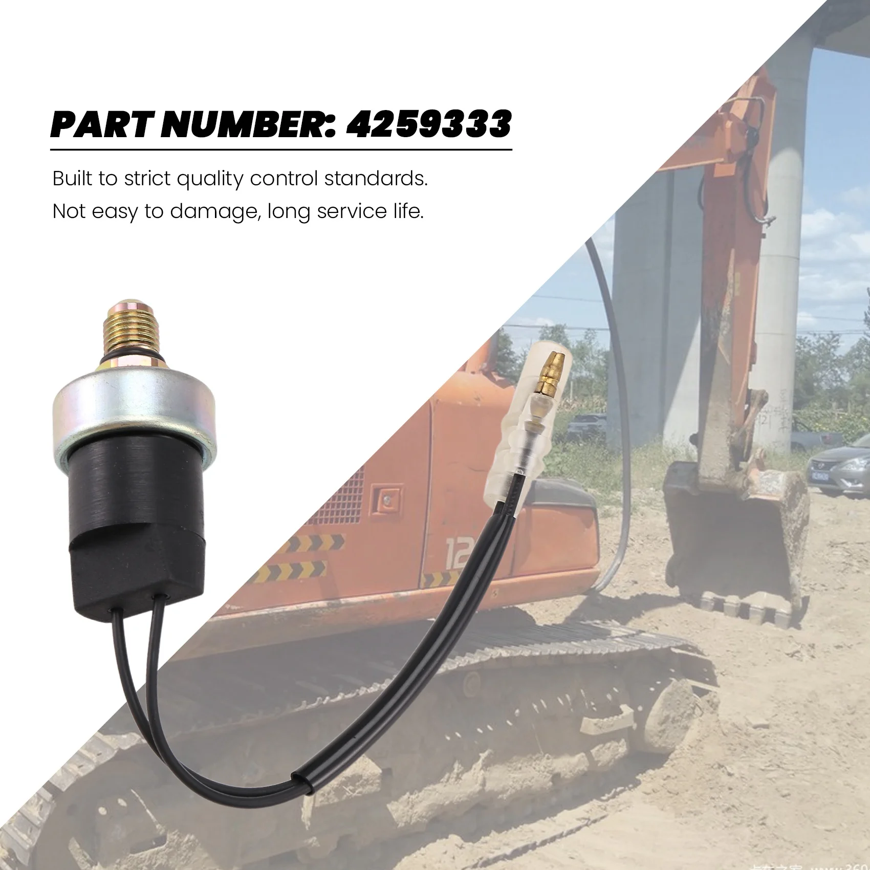 4259333 Hydraulic Oil Pressure Switch Sensor For Hitachi Excavator EX120-1 EX200-1 EX120-2 EX200-2 EX120-3 EX200-3