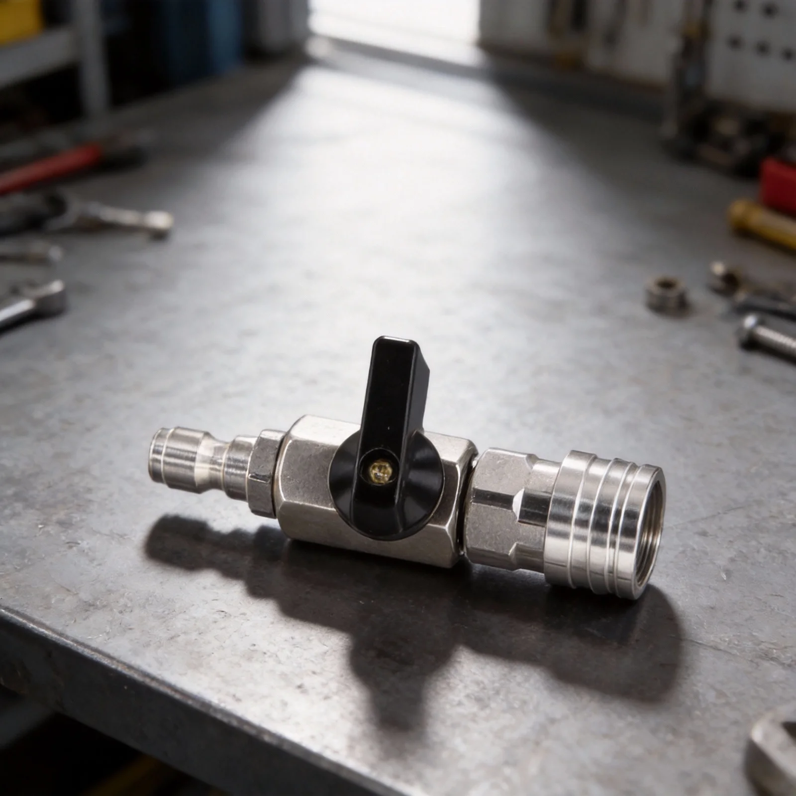 for Quick Connect Stainless Steel Ball Valve for Pressure Washers Handles Up to 4000 PSI Leak Prevention Raw Tape Provided