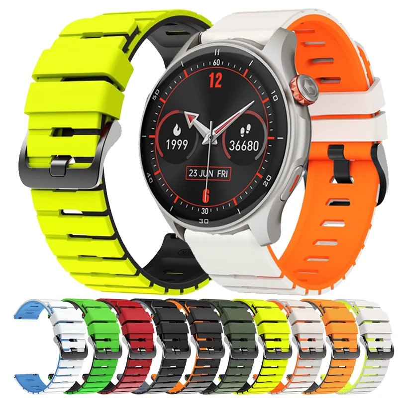 Zweifarbiges Sport-Uhrenarmband für IGPSPORT LW10 SmartWatch, atmungsaktives Armband für igpsport lw10 Armband, Correa-Band-Zubehör