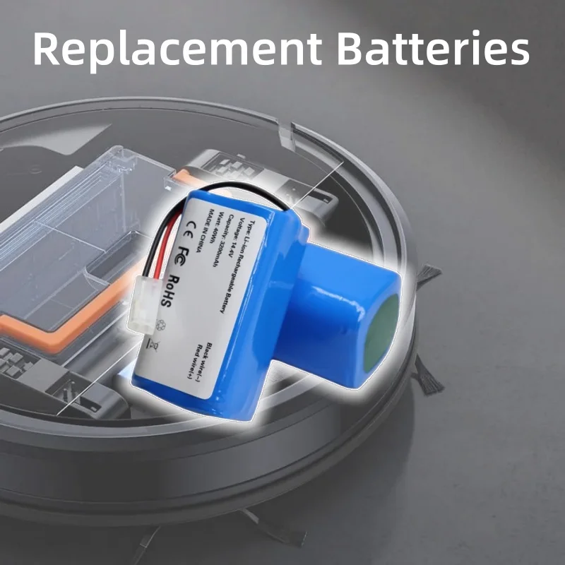 

New Li-ion Battery Pack 4S1P 14.4V 3500mAh - For XIAOMI MIJIA R35 Vacuum-Mop G1 MJSTG1 SKV4136GL Robot