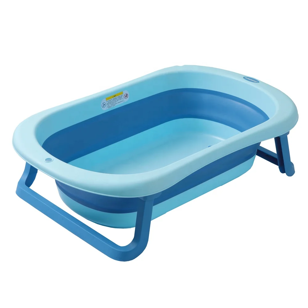 

Portable Standing Plastic Folding Bath Tub for Baby, Collapsible, Foldable Shower Basin, Bathtub, Basin Bucket, Infant Kids