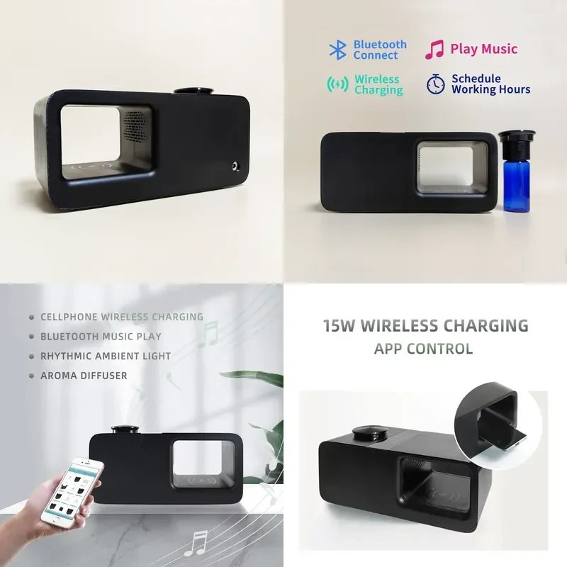 XA200 Smart APP Waterless Perfume Diffuser Music Player Aroma Scent Wet And Dry Bagless For Hotels