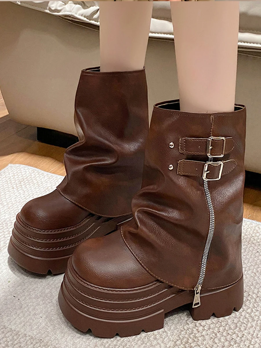 

Korean Sle Fce Lined Western Booties Thi Bot Boots ort Tube Jeans Booties Autumn Winter New Arrival Women'...