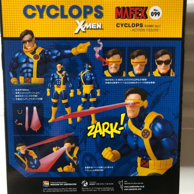 

Genuine In Stock Marvel Toy X - Man No.173 Laser Eyes Cyclops Figure Japanese Version Mafex X-Men Cyclops 099 Toy Customization