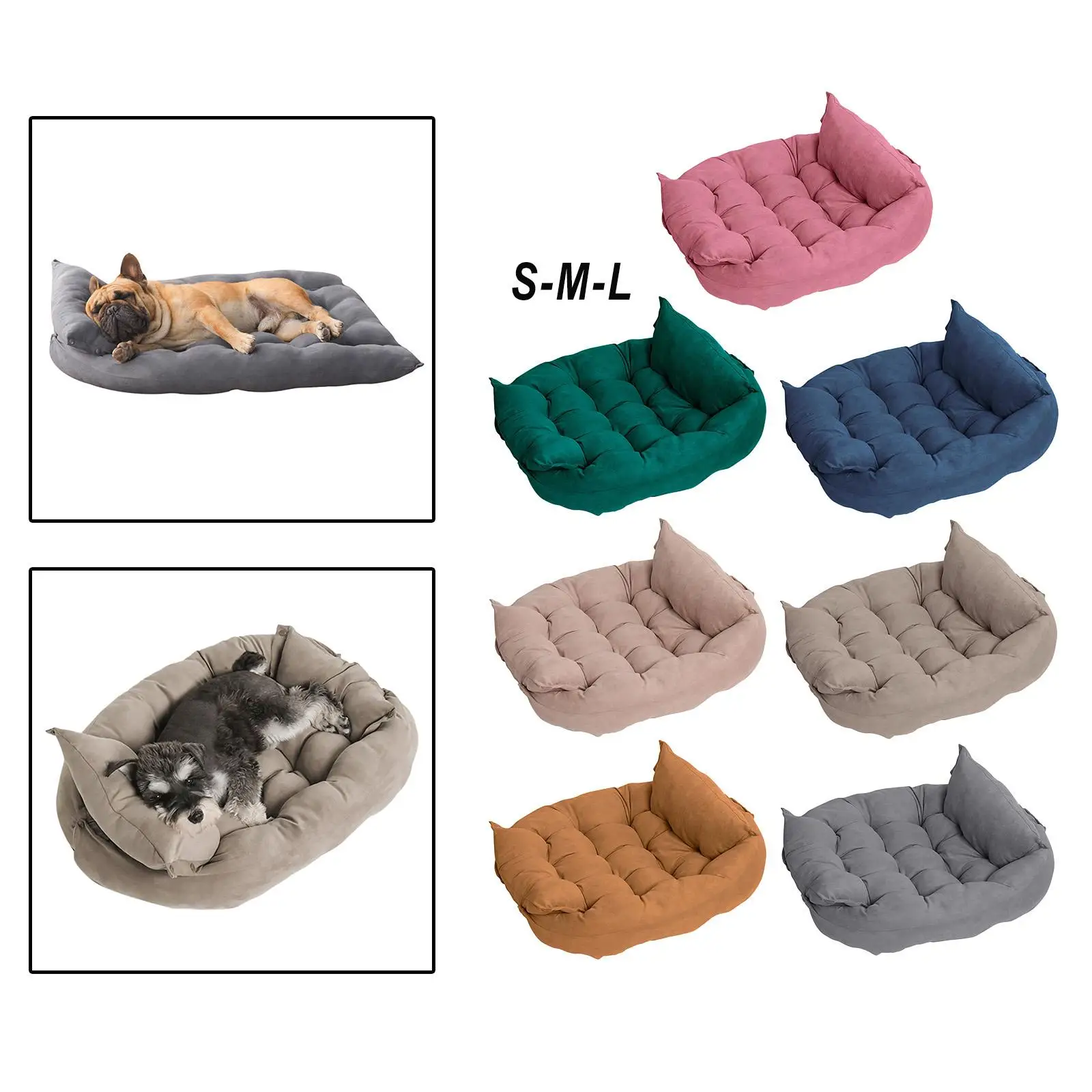 Camas suaves para perros y gatos, cama plegable para las cuatro estaciones, casa nido para perros pequeños, medianos y grandes