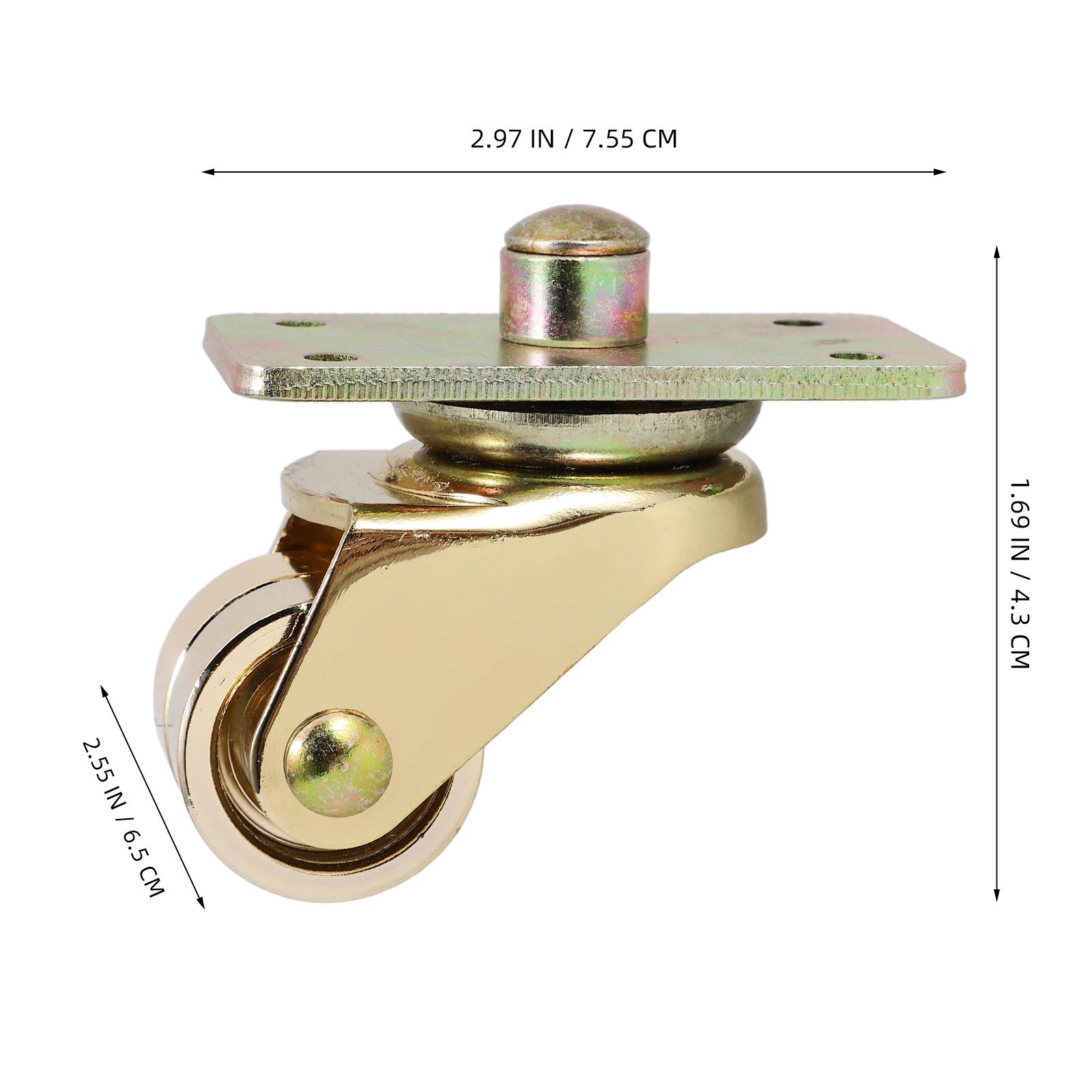 

Replacement Caster Piano Metal Casters Accessories Mobile Accessory Golden Iron