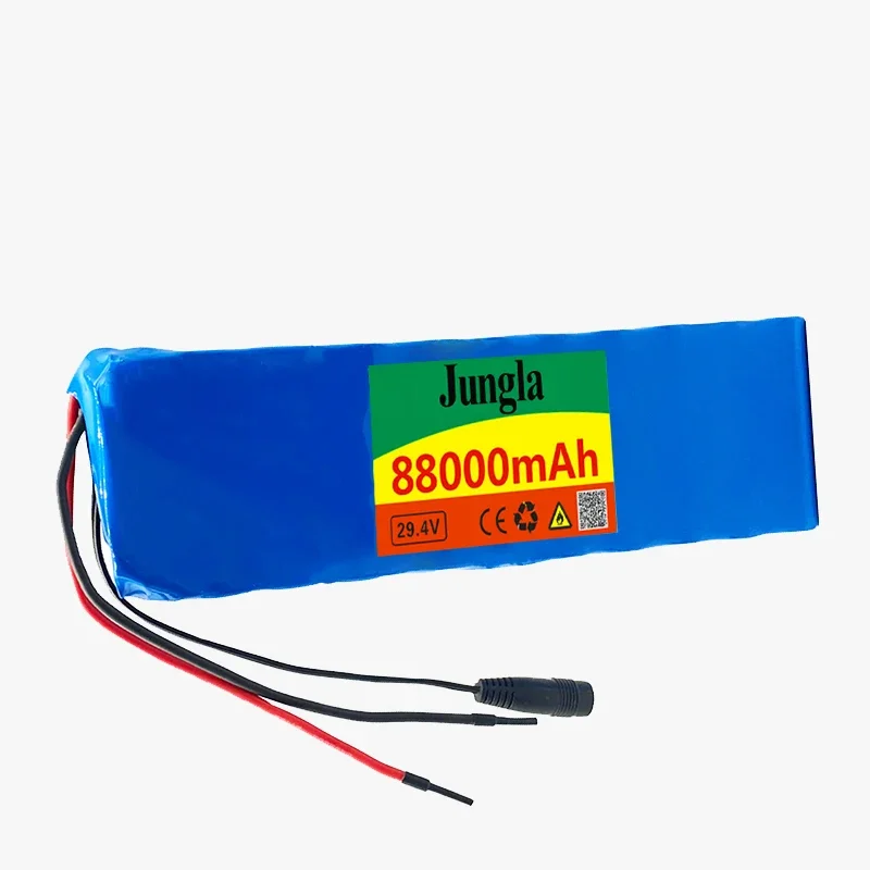 Moteur de vélo électrique 7S4P 29.4V 88000mAh batterie Lithium-Ion 18650 Rechargeable chargeur inclus