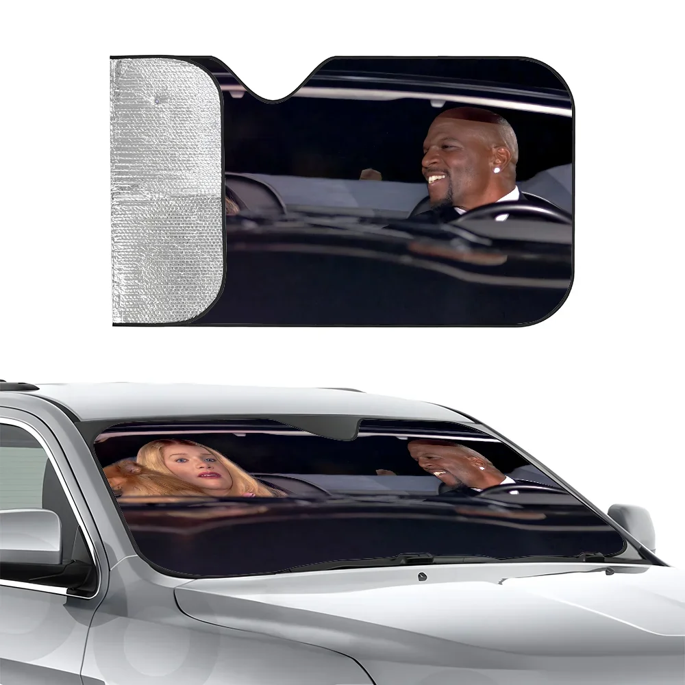 

W-White Chicks Movie Автомобильный солнцезащитный козырек Теплоизоляционная алюминиевая пленка Солнцезащитные козырьки на лобовое стекло УФ-лучи Блоки Защитный козырек от солнца автомобиля