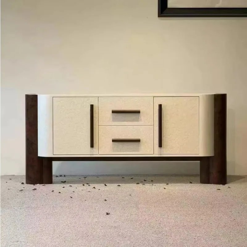 

Solid wood medieval style French, cream modern environmentally friendly and durable living room, bedroom locker Knotted