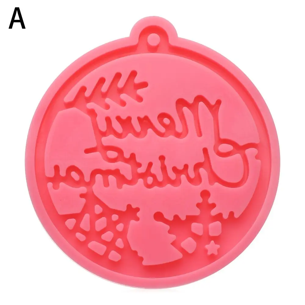 Pendant Candy Chocolate Clay Mold Silicone Moulds Keychain Molds Christmas Ball Mold Jewelry Making Tool