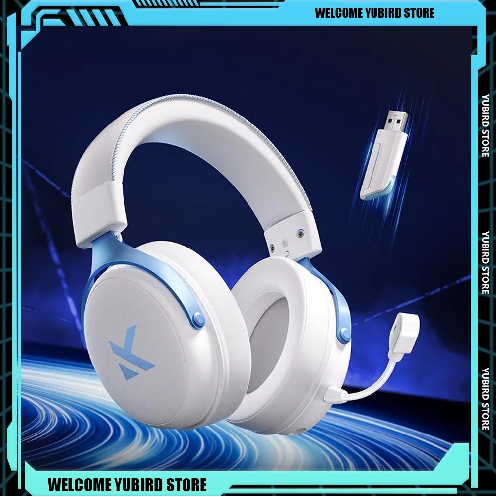 MCHOSE V9 Pro Music Gaming Headphones 3-mode Wireless Noise Reduction Mic Customized Head-mounted Music Earphones Pc Accessories