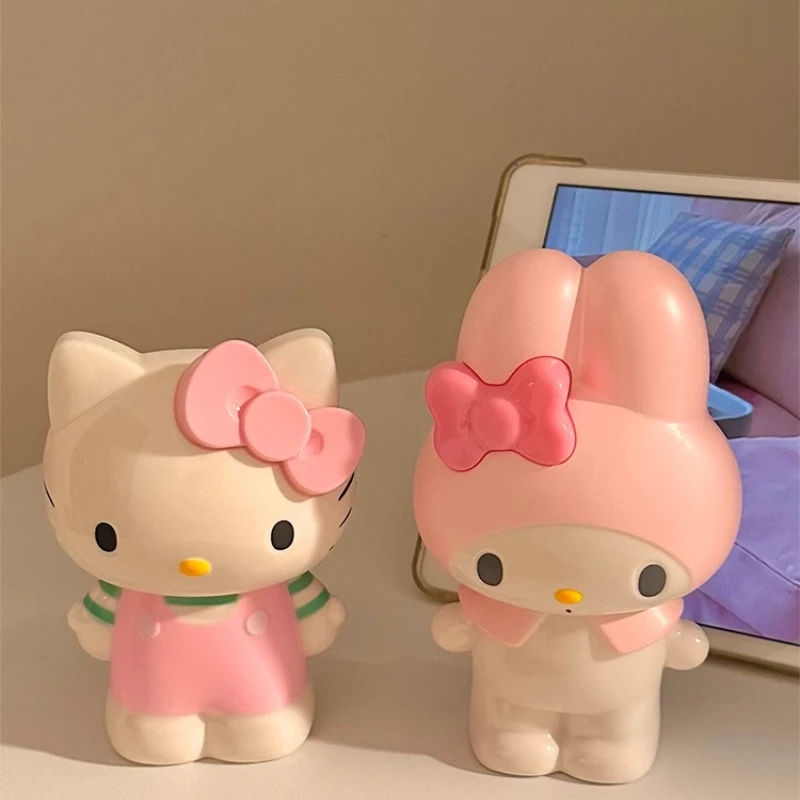 

Kawaii My Melody аниме Hello Kitty держатель для ручек милый мультяшный канцелярский органайзер для кистей для макияжа украшение для рабочего стола подарки игрушка