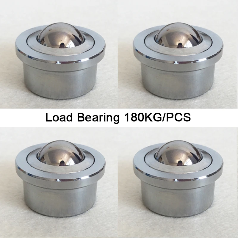 8PCS Heavy Duty Precision Conveying Universal Wheel Ball Bearing Bull's Eye Wheel Industrial Equipments Universal Transfer Wheel