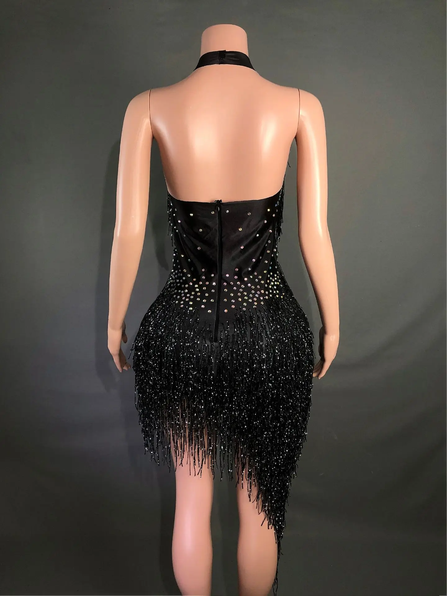 Hot-selling Zangeres Gastheer Stadium Jurk Strakke Sexy Jarretel Borst-gewikkeld Jumpsuit Abendkleider Luxus Vestido Festa Luxuoso