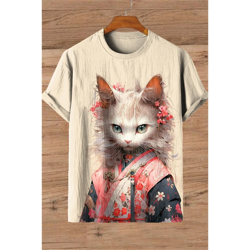 

Футболка мужская с 3d принтом, Повседневная модная рубашка с коротким рукавом, в стиле ретро, дышащая уличная одежда, на лето