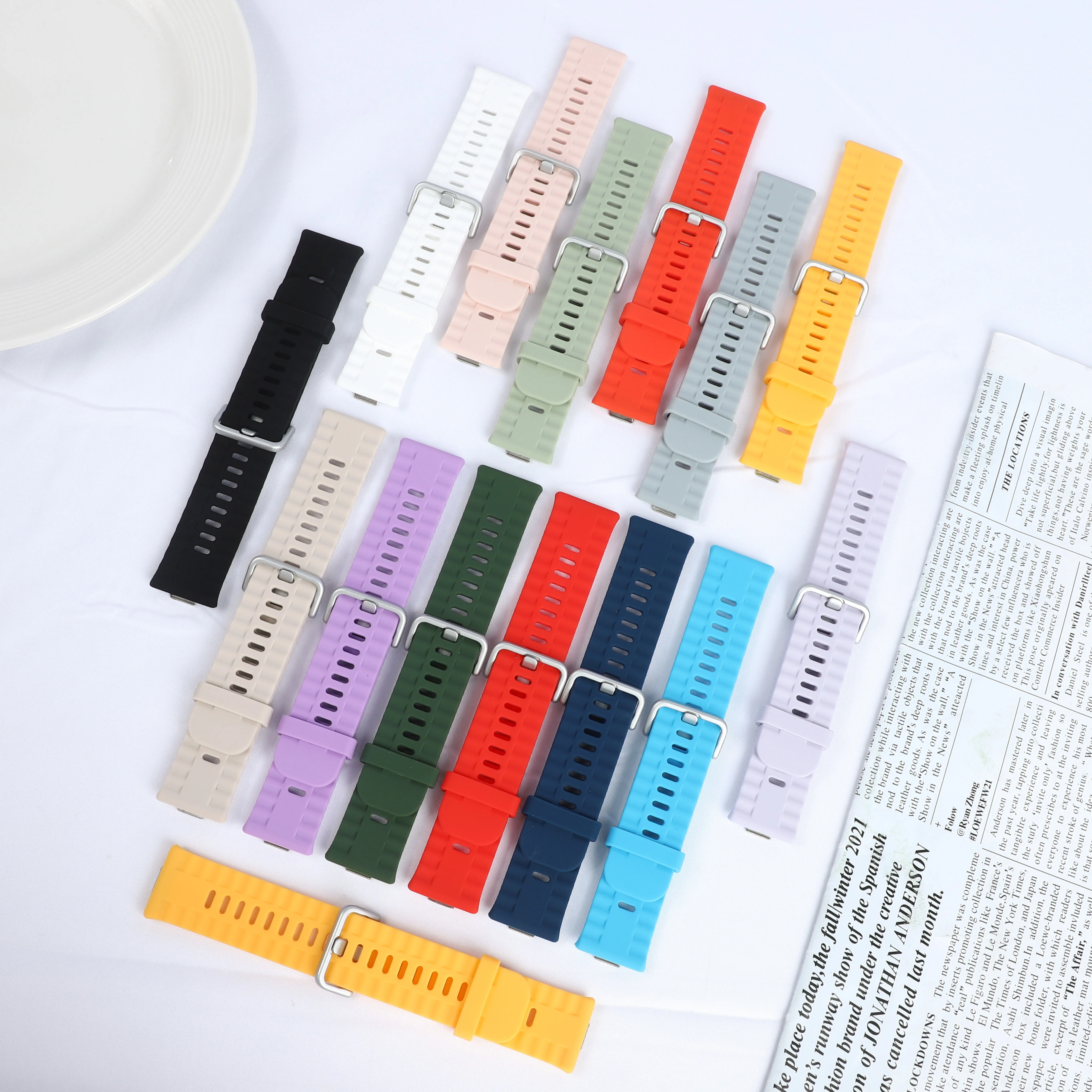 Original Silicone Band For Huawei Watch Fit 5/4 Pro Straps Accessories Replacement Sport Correa Bracelet for Huawei Fit 5 4 3 image 2