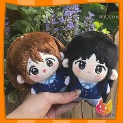 10cm Anime K-ON Cosplay Hirasawa Yui Akiyama Mio Soft Stuffed Plush Doll Cute Knapsack Pendant Plush Toys Keychain Gift for Kid