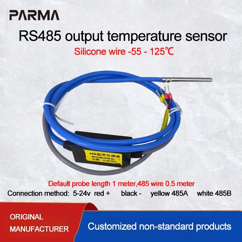 RS485 waterproof MODBUS temperature sensor DS18B20 surface mount terminal type temperature probe for Internet of Things