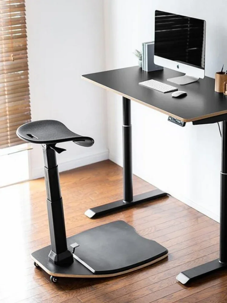 Standing Desk Chair with Adjustable Height and Anti-Fatigue Mat for Leaning Perching and Sitting Ergonomic Stool for Standup