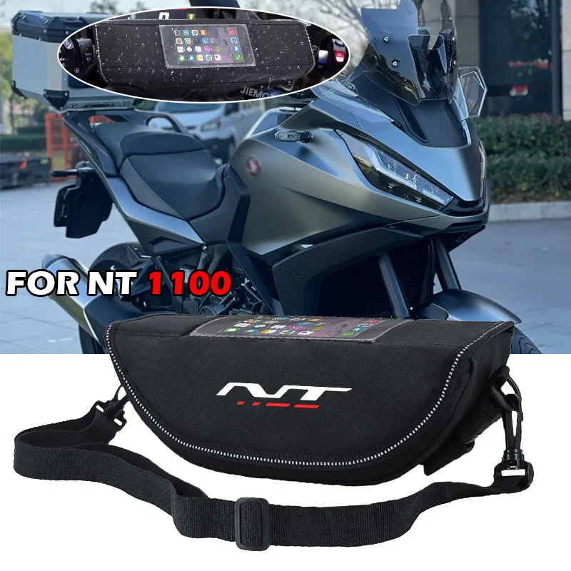 

Motorcycle accessories handlebar hanging bag storage travel tool kit anti sailor carrying bag For NT1100 NT 1100 2021-2024