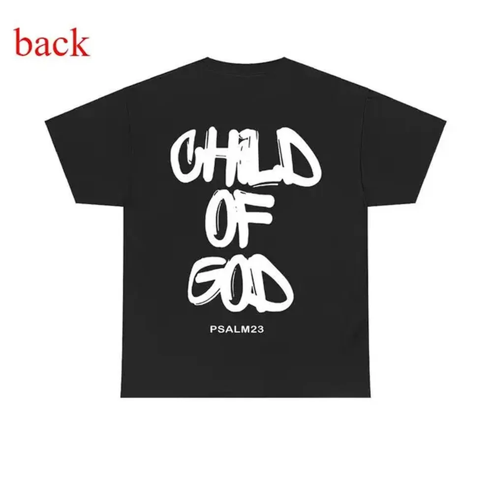 100% Cotton Casual Graphic T-Shirt For Summer – Men'S 'Child Of God' Cotton Tee To Inspire Golf Gift T-Shirt For Men And Women