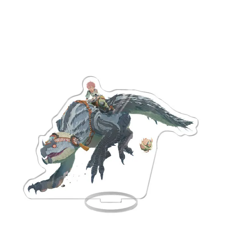 Monster Hunter Stories Anime Stand Model Plate Decoration Desk Figure Display Friends Gift Cartoon Prime Product New Standee view 5
