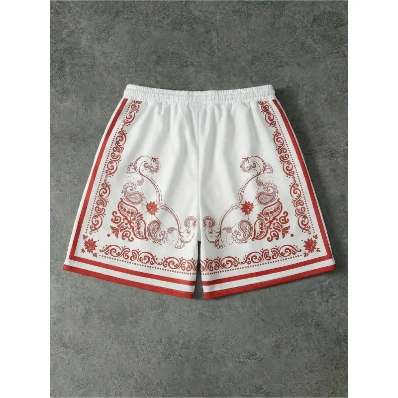 26 year new 3D personalized printed mesh breathable adult and children's outdoor leisure beach pants