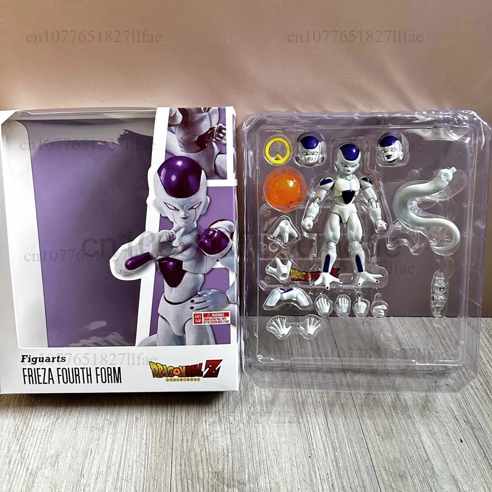 Figura de acción Dragon Ball Z Figuarts Frieza, cuarta forma, modelo coleccionable, juguete con articulaciones móviles, regalo de cumpleaños para amigos, decoración de habitación