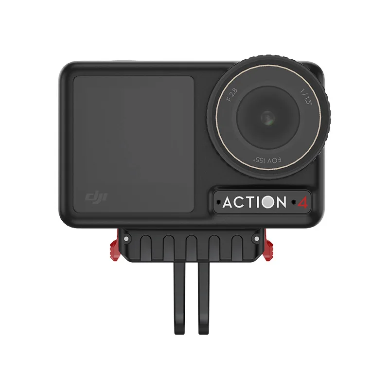 RonKoen Magnetic Quick Release Adapter for DJI Osmo Action 5 Pro Foldable Two Claw Mount with Stable Installation