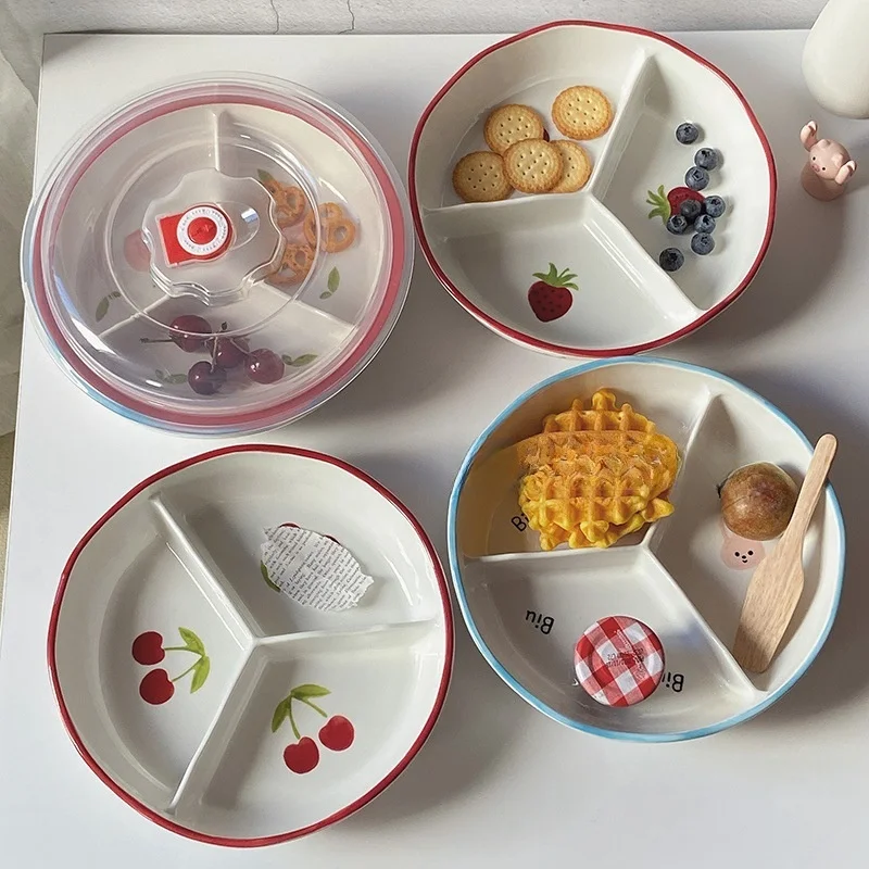 

Обеденная тарелка Cerc с крышкой, иллюстрированная Di Подходит для обогрева микроволновой печи Подходит для выбора производства Sted Di...