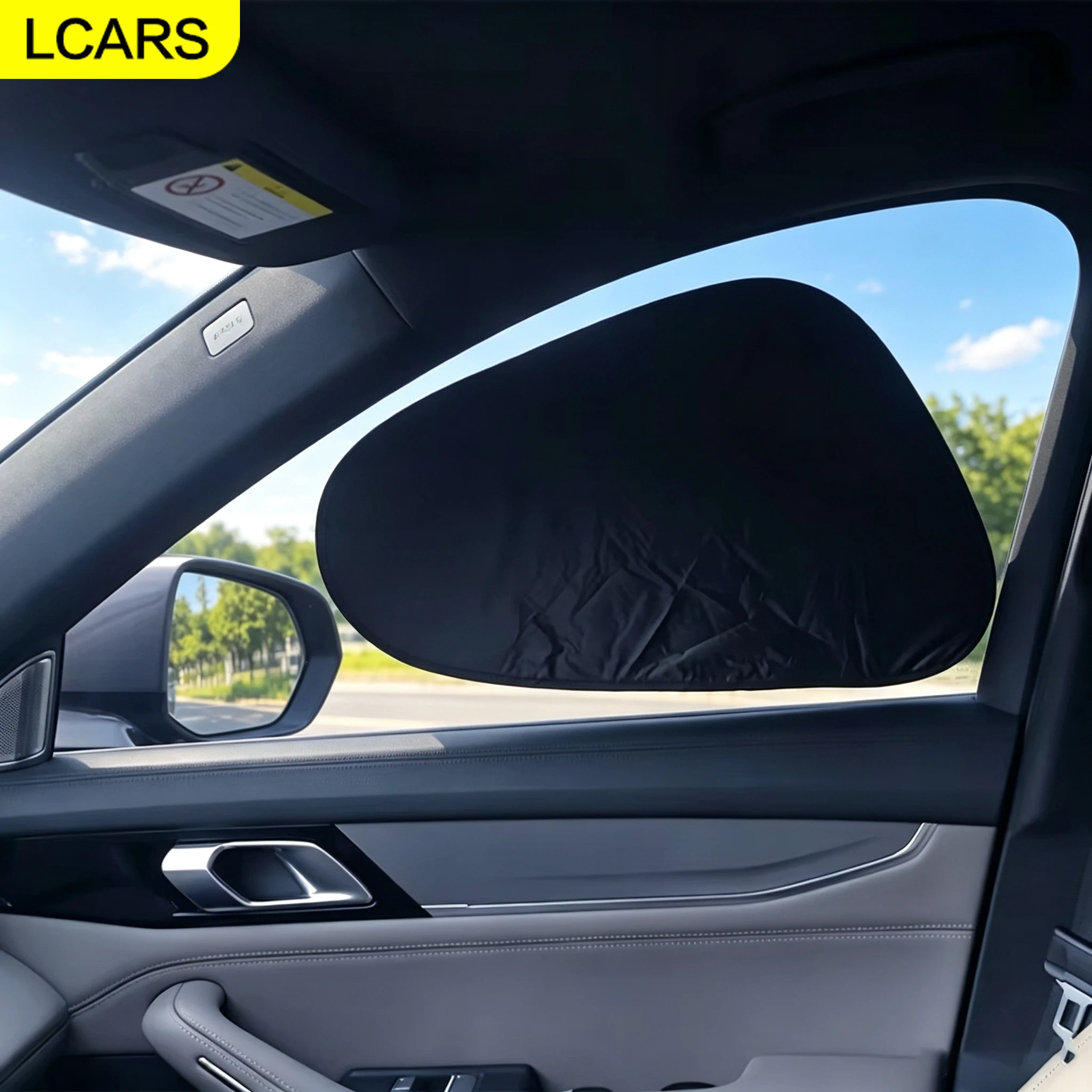 Lcars Car Side Window Sunshade, Universal Model Electrostatic Sunshade, Car Sun Protection Side Panel, Sunshade Curtain Available for Driver's Seat