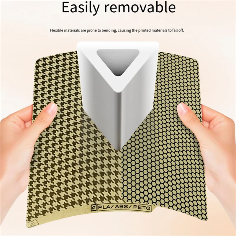 Płyta budowlana PEI Snowflake Vortex Honeycomb 257x257mm, ulepszenie do Bambulab P1s X1c A1