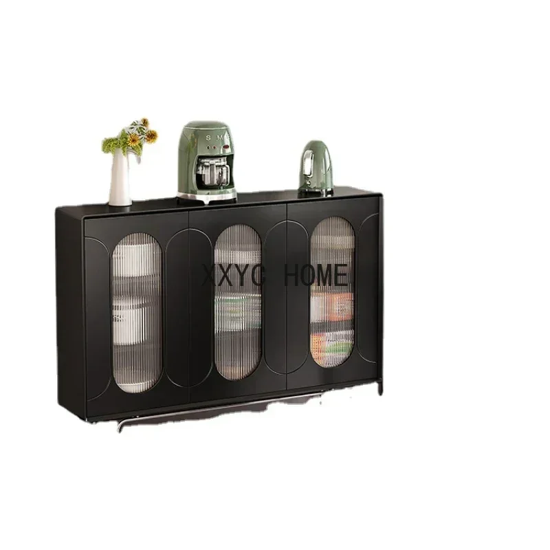 

Ультратонкий сервант, французский ретро интегрированный настенный стеклянный дверной кухонный шкафчик