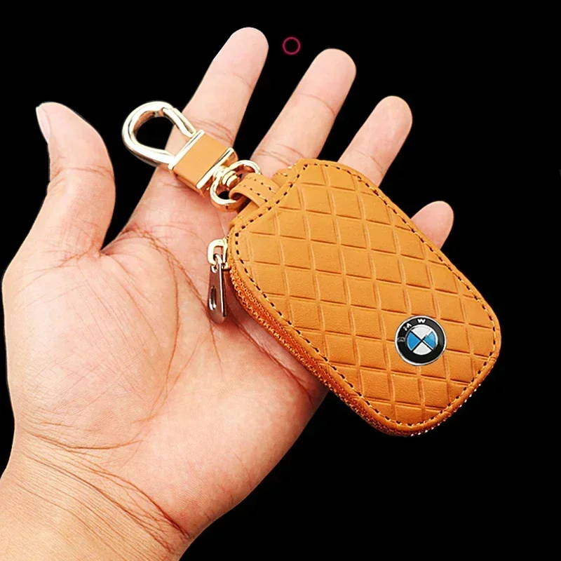 Car Key Bag Protective Cover Auto Keychain Case for BMW M2 M4 X3 E90 E93 E63 E46 E60 E39 E53 F35 F20 F10 F45 F15 G05 G18 G30 G68