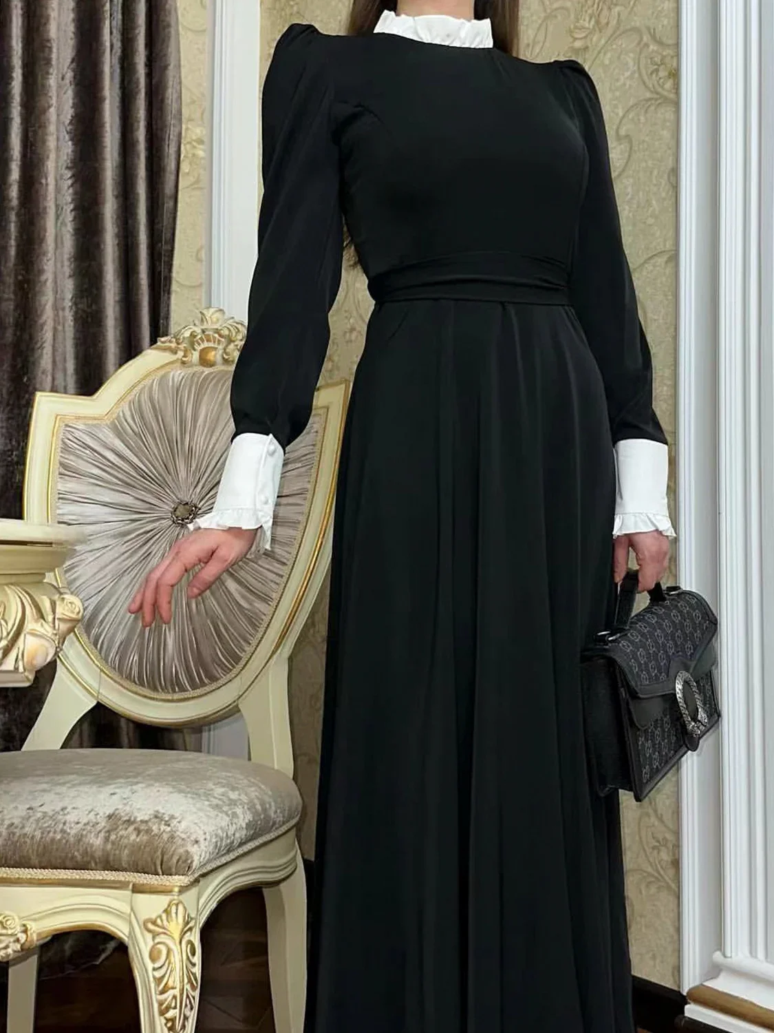 Eid Robe douce musulmane pour femmes à lacets robes Largo Abaya Maroc robes de soirée Ramadan caftan dubaï arabe longue Robe 2025