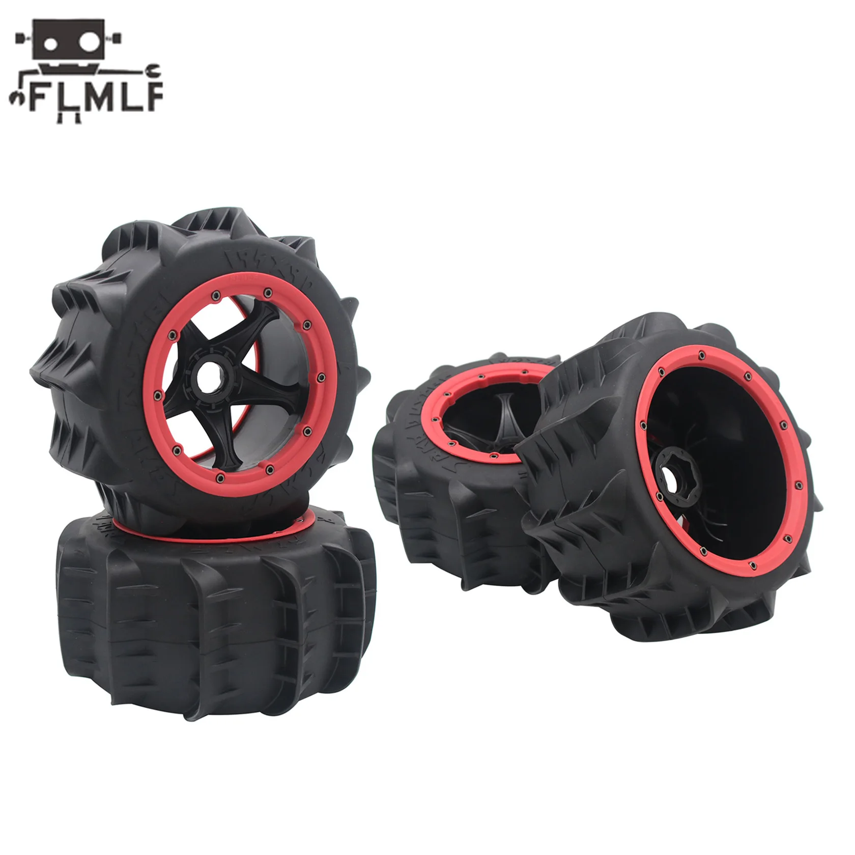 FLMLF Front Rear Same Desert Wheel Tire or Accessories for 1/5 RC HPI ROFUN ROVAN KM BAJA 5B 5T 5SC Kraton 8s Losi DBXL-E 2.0