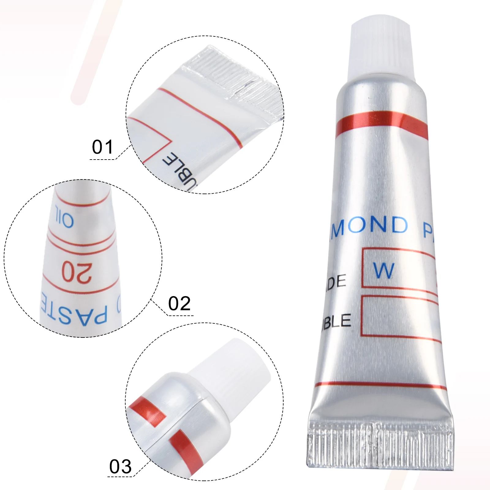 1Pcs Metal Polishing Cream Abrasive Paste 320-10000 Grit Glass Metal Grinding Lapping Paste Oily Grinding Tool Abrasive Tools