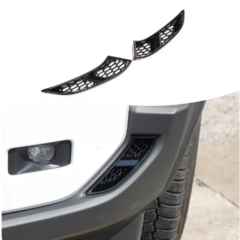 

3d Sticker Abs Car Front Bumper Fog Lamp Grille Air Vent Trim For Toyota Land Cruiser 250 Prado Lc250 2024 Exterior Parts